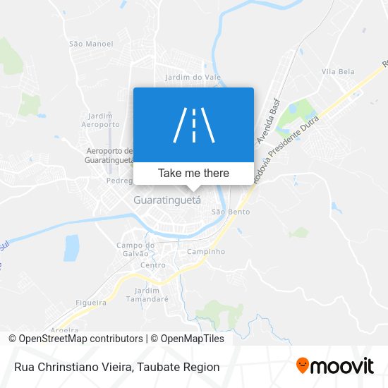 Rua Chrinstiano Vieira map