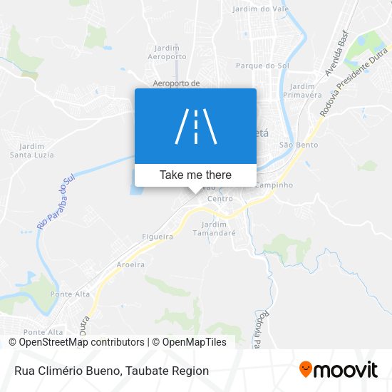Rua Climério Bueno map