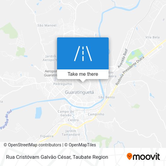 Rua Cristóvam Galvão César map