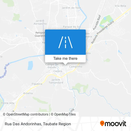 Rua Das Andorinhas map
