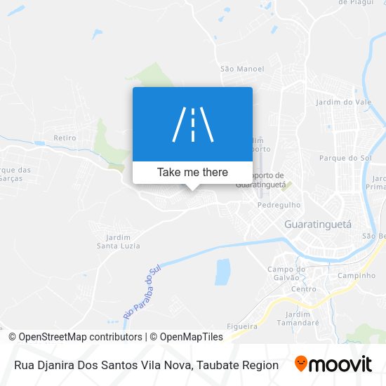 Rua Djanira Dos Santos Vila Nova map
