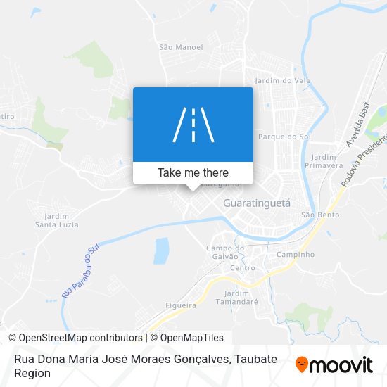 Rua Dona Maria José Moraes Gonçalves map