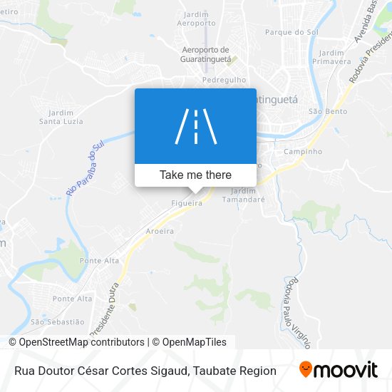 Rua Doutor César Cortes Sigaud map