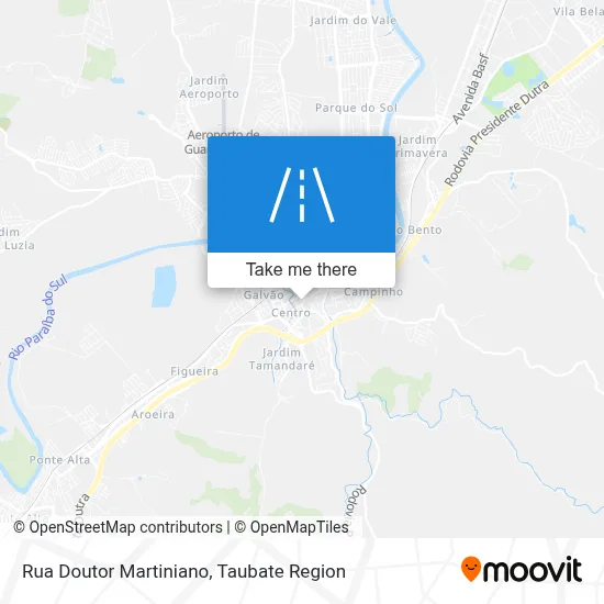 Rua Doutor Martiniano map