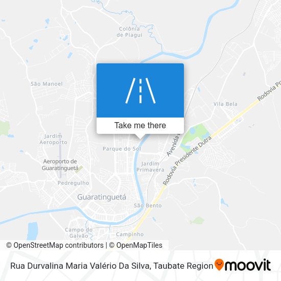 Rua Durvalina Maria Valério Da Silva map