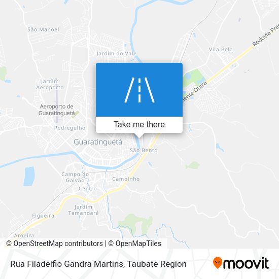 Rua Filadelfio Gandra Martins map