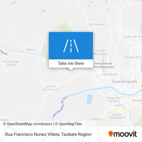 Rua Francisco Nunes Villela map