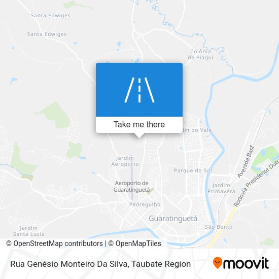 Rua Genésio Monteiro Da Silva map