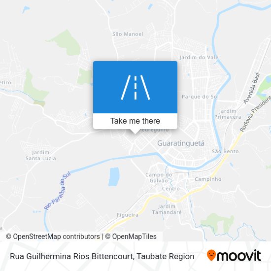 Rua Guilhermina Rios Bittencourt map