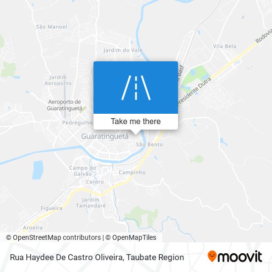 Rua Haydee De Castro Oliveira map