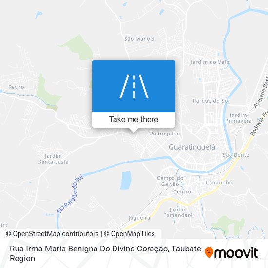 Rua Irmã Maria Benigna Do Divino Coração map