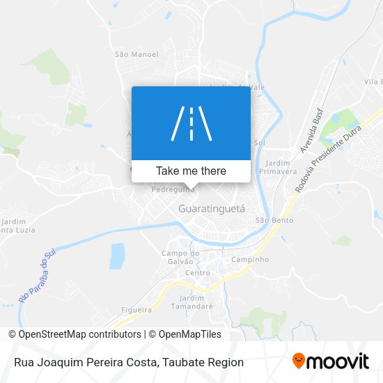 Rua Joaquim Pereira Costa map