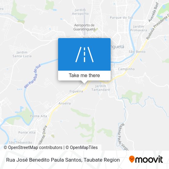 Rua José Benedito Paula Santos map