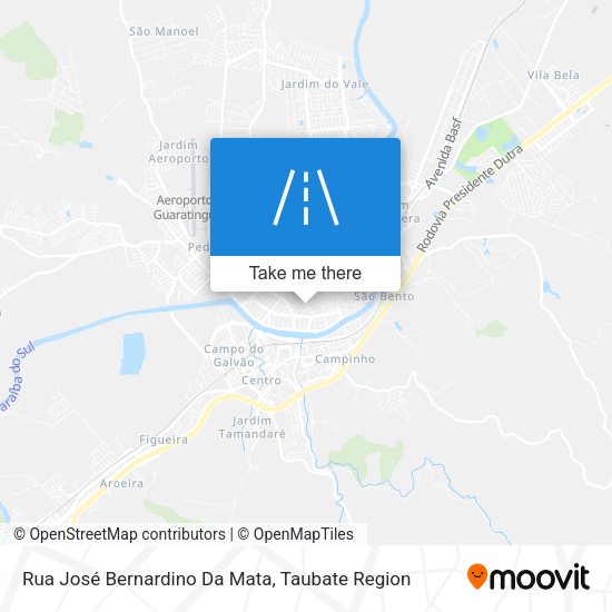 Rua José Bernardino Da Mata map