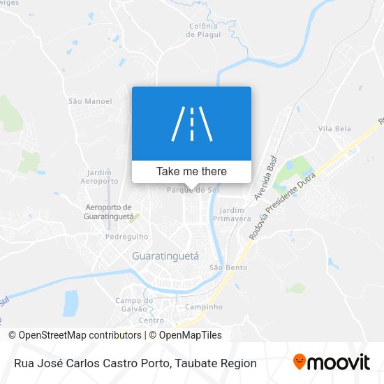 Rua José Carlos Castro Porto map