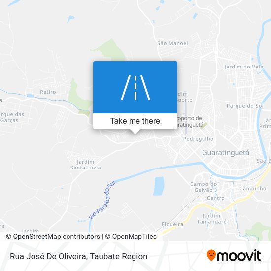 Rua José De Oliveira map