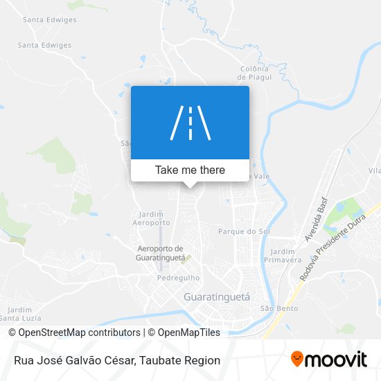 Rua José Galvão César map