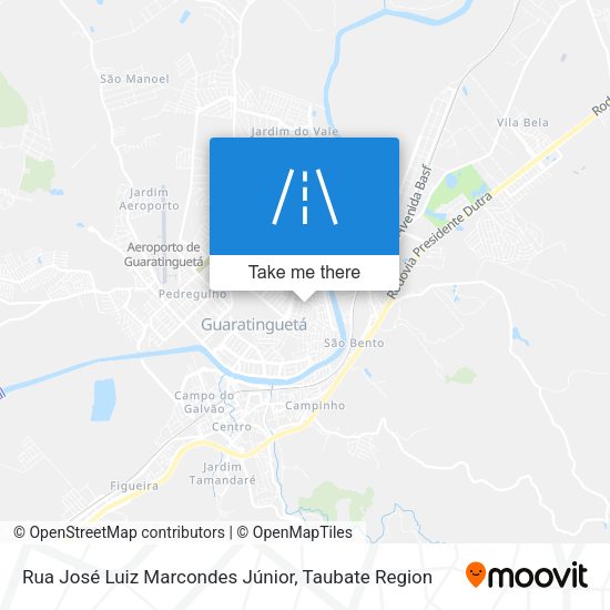Rua José Luiz Marcondes Júnior map