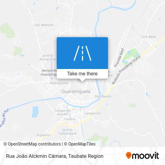 Rua João Alckmin Câmara map