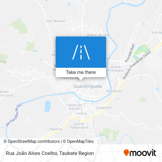 Rua João Alves Coelho map