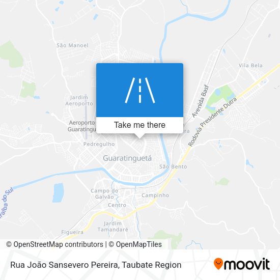 Rua João Sansevero Pereira map