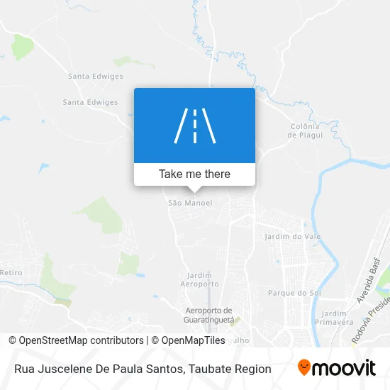 Rua Juscelene De Paula Santos map