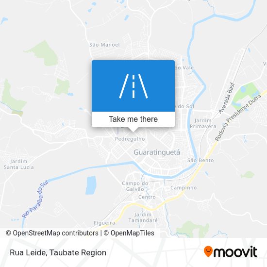 Rua Leide map