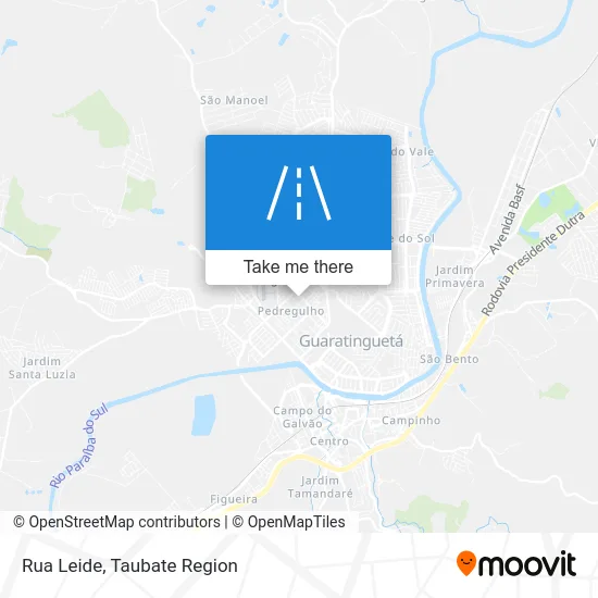 Rua Leide map