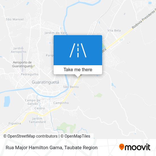 Rua Major Hamilton Gama map