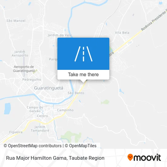 Rua Major Hamilton Gama map