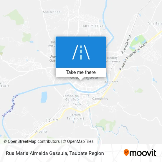 Rua Maria Almeida Gassula map