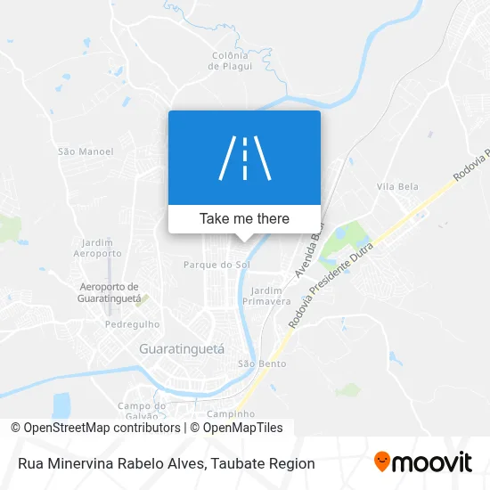 Rua Minervina Rabelo Alves map