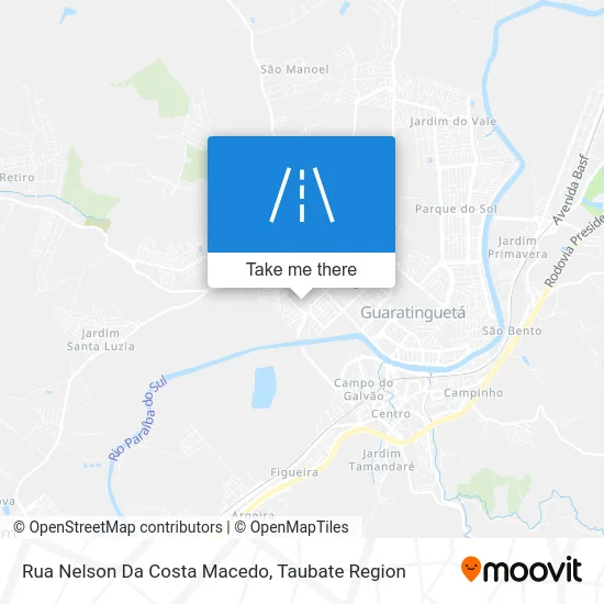 Rua Nelson Da Costa Macedo map