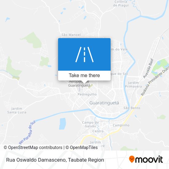 Rua Oswaldo Damasceno map