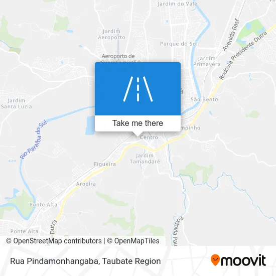 Rua Pindamonhangaba map