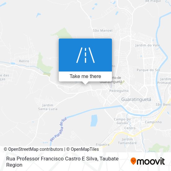 Rua Professor Francisco Castro E Silva map