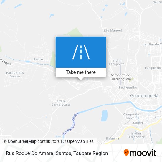 Rua Roque Do Amaral Santos map