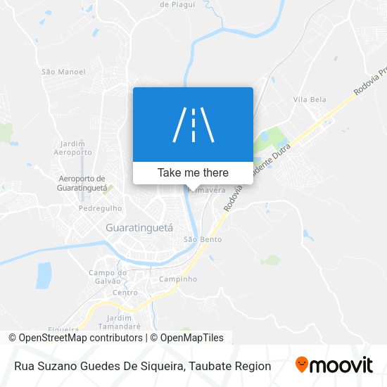 Rua Suzano Guedes De Siqueira map