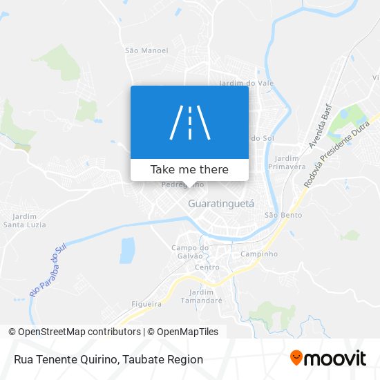 Rua Tenente Quirino map