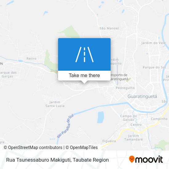 Rua Tsunessaburo Makiguti map