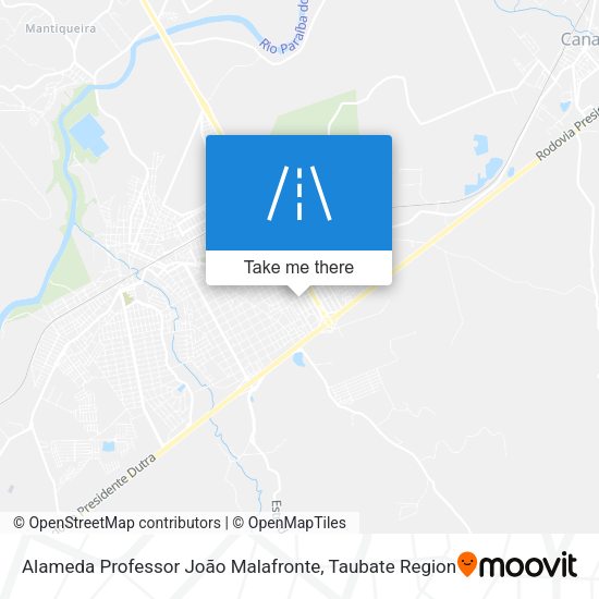 Alameda Professor João Malafronte map