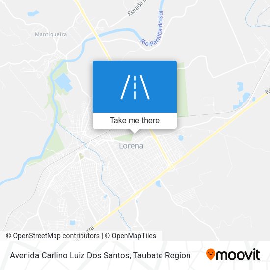 Avenida Carlino Luiz Dos Santos map