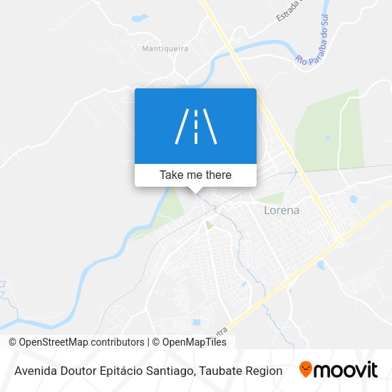 Avenida Doutor Epitácio Santiago map