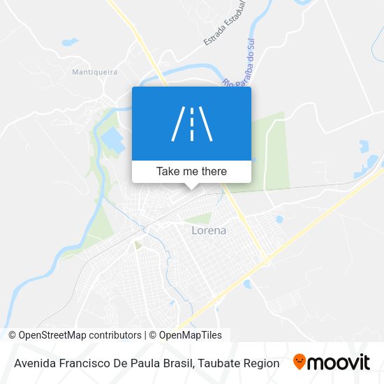 Avenida Francisco De Paula Brasil map