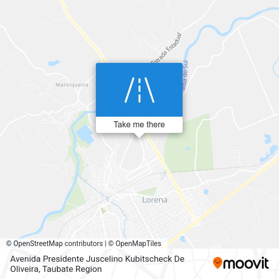 Avenida Presidente Juscelino Kubitscheck De Oliveira map
