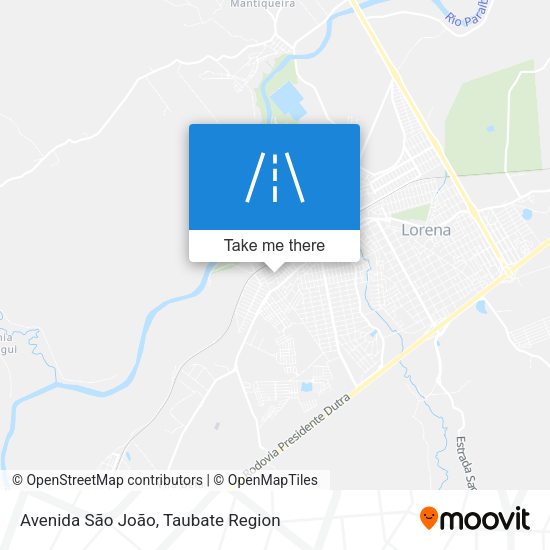 Avenida São João map