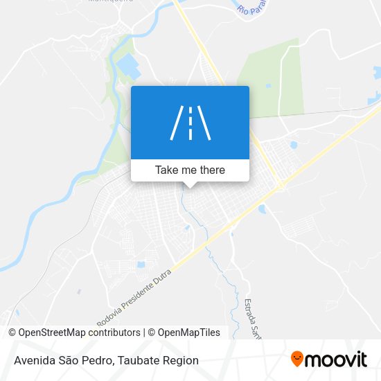Avenida São Pedro map
