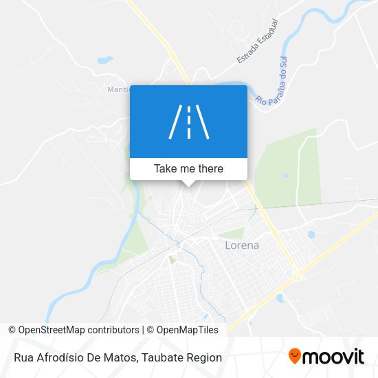 Rua Afrodísio De Matos map