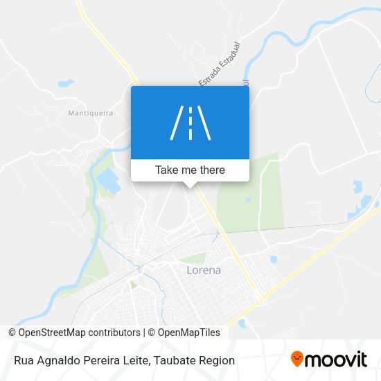 Rua Agnaldo Pereira Leite map