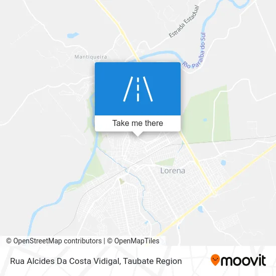 Rua Alcides Da Costa Vidigal map